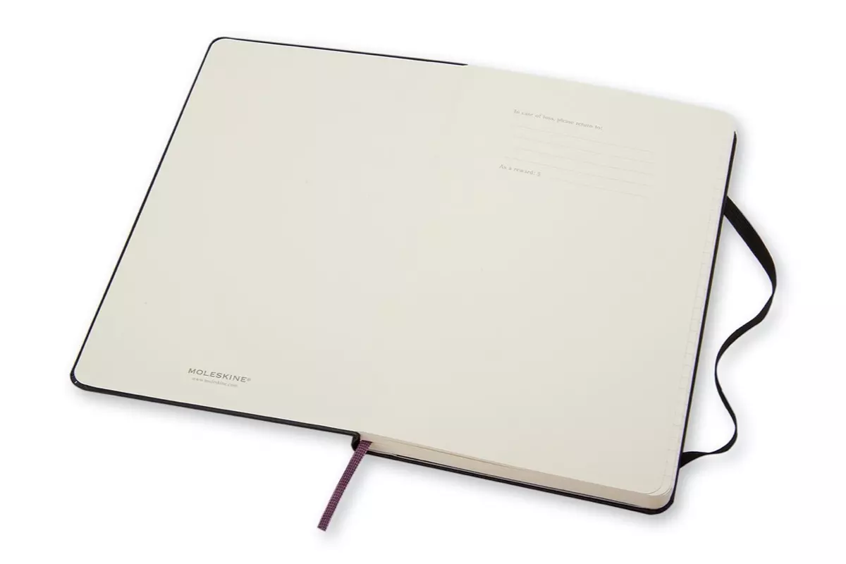 Een Moleskine Ruled Hardcover Notebook Large Black koop je bij Moleskine.nl